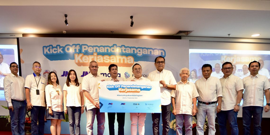 kerja sama moxa dan JNE