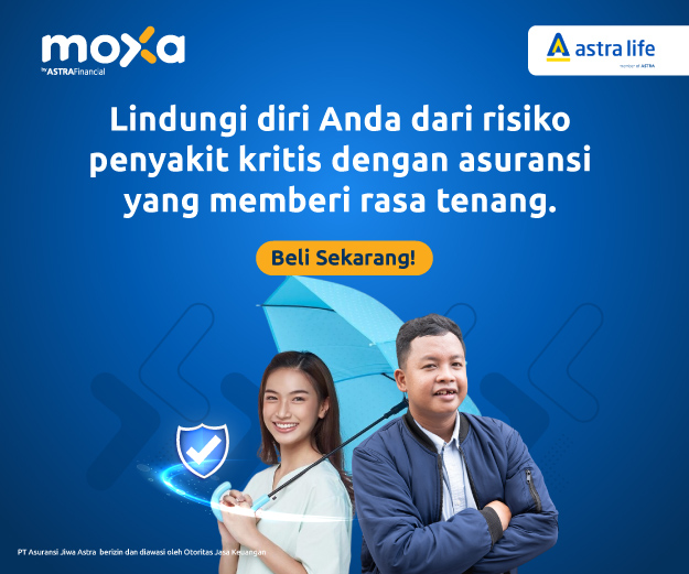 Asuransi kesehatan Moxa Aplikasi by Astra Financial x astra life