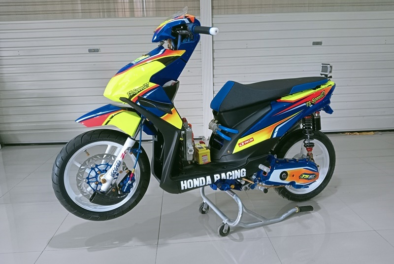 modifikasi beat racing look